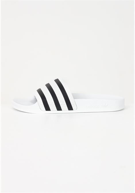 White slippers with black stripes for men and women ADIDAS ORIGINALS | 280648.